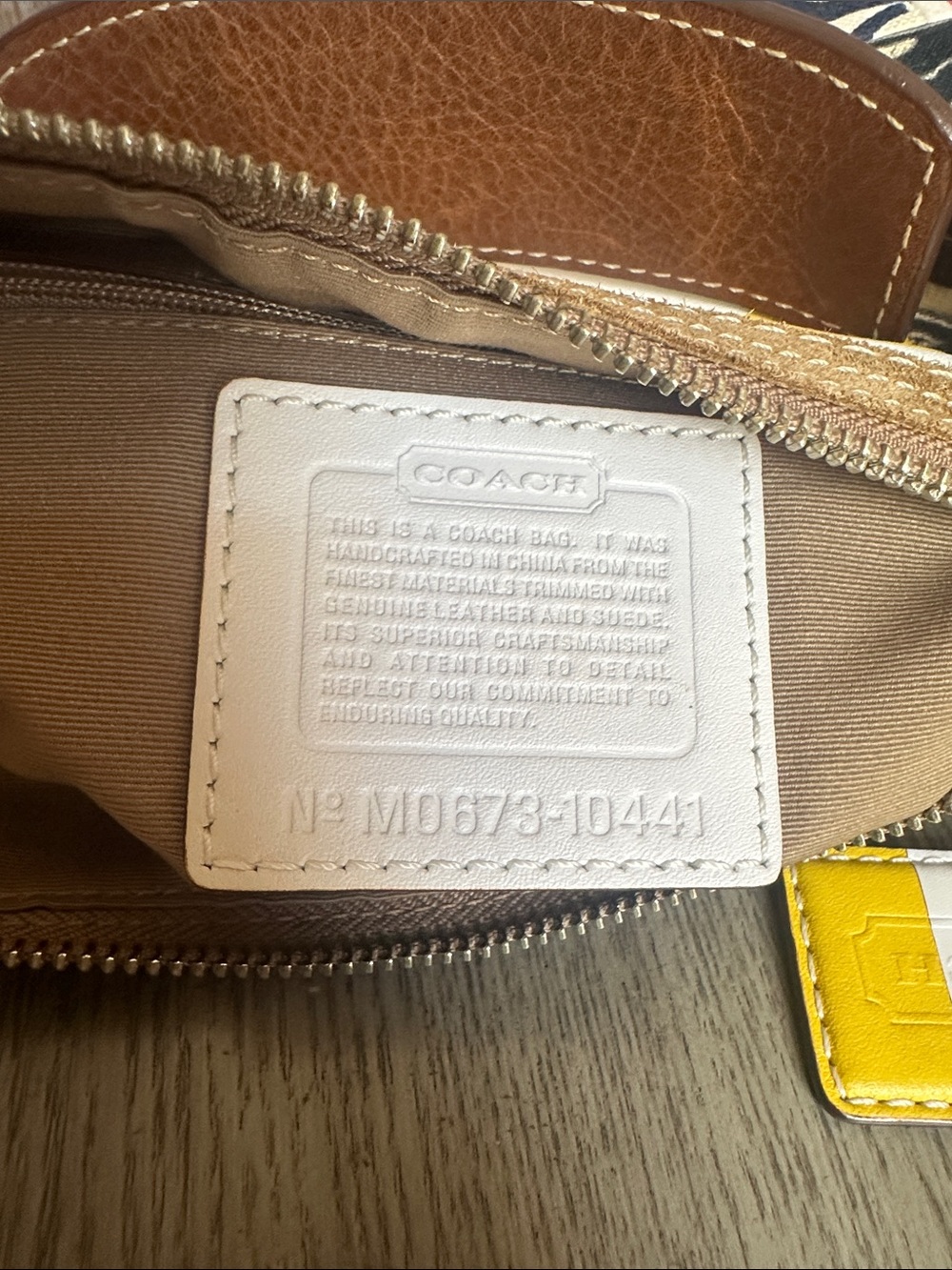 Coach Vintage Y2K Hamptons Hobo Patchwork Shoulder Bag Two Hangtags Style 10441 - Picture 7 of 16